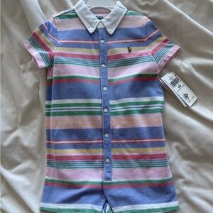 Ralph Lauren Polo Kids Multicolor Striped Button Down Shirt